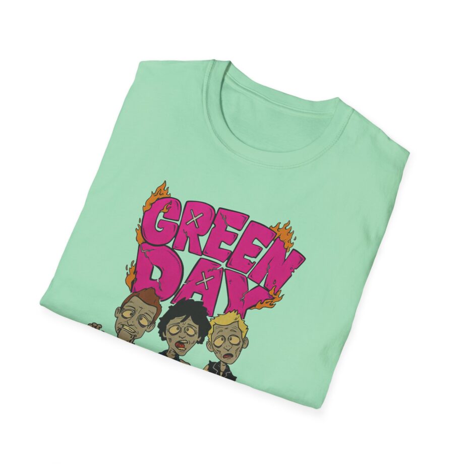 Green Day Walking Green Day Zombie Unisex Softstyle T-shirt