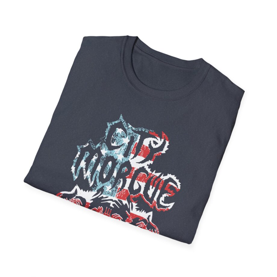 CM My Bloody America Knife Unisex Softstyle T-shirt