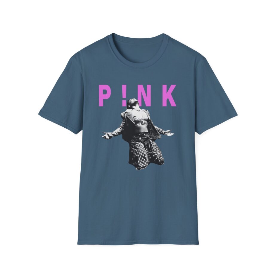 Pink Trustfall Praise Unisex Softstyle T-shirt