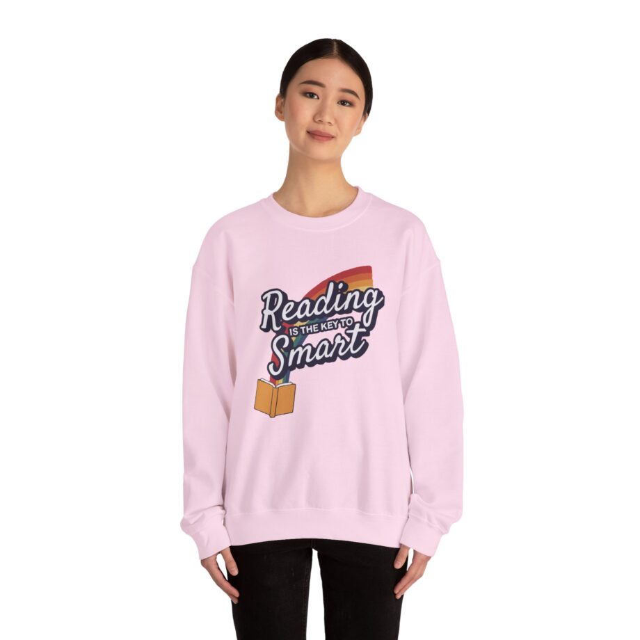 Nate Bargatze Reading is the Key to Smart Unisex Heavy Blend™ Crewneck Sweatshirt