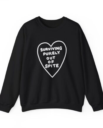 Elyse Myers Surviving Purely Out of Spite Unisex Heavy Blend™ Crewneck Sweatshirt