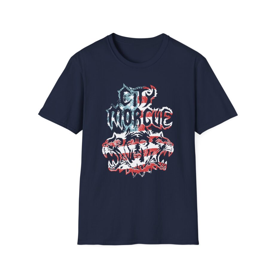 CM My Bloody America Knife Unisex Softstyle T-shirt