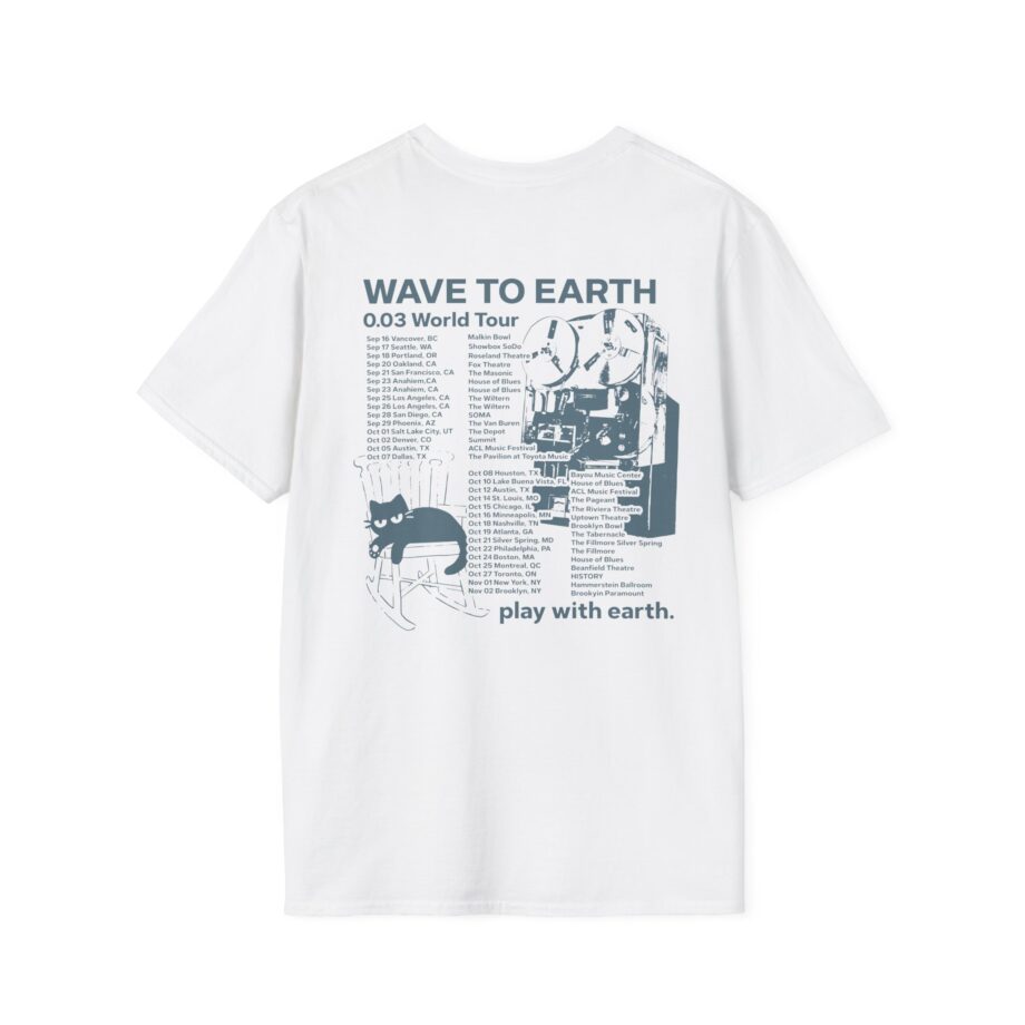 Wave to Earth 0.03 NA Tour Unisex Softstyle T-Shirt