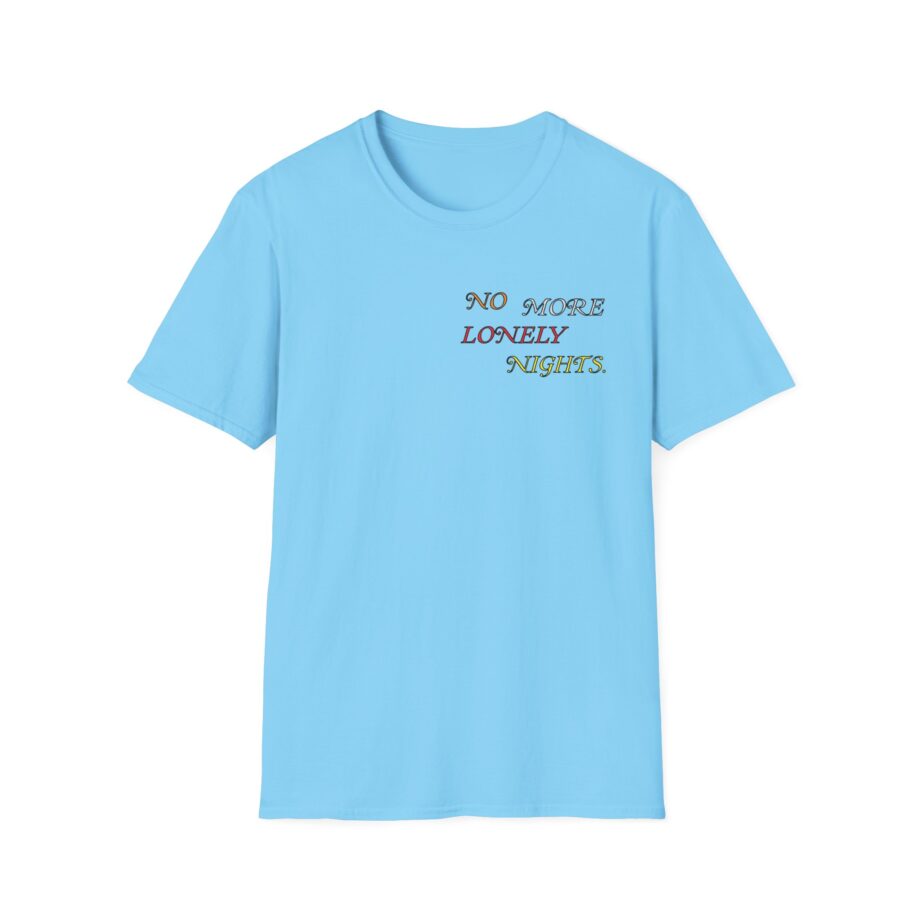 6lack No More Lonely Nights Crayon Unisex Softstyle T-Shirt