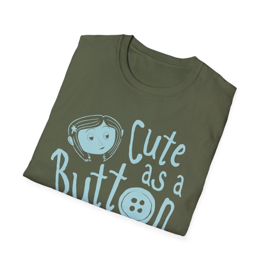 Coraline Cute Button Unisex Softstyle T-shirt