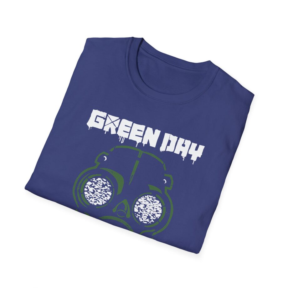 Green Day Gas Mask Unisex Softstyle T-shirt