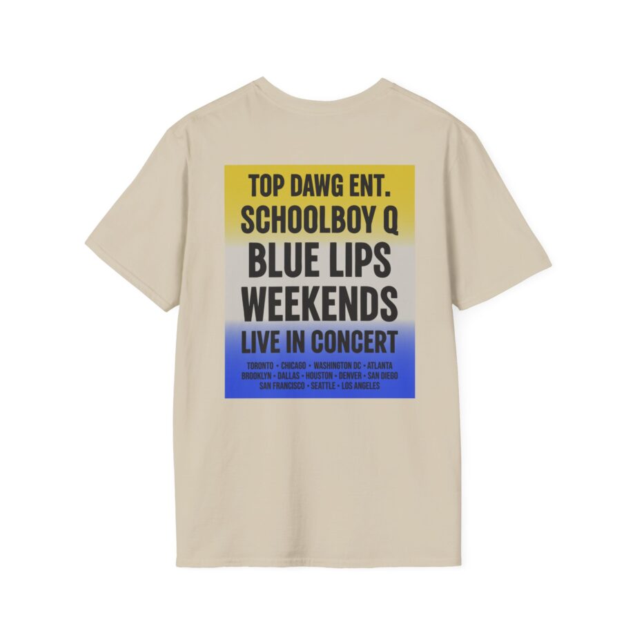 Isaiah Rashad the Blue Lips Tour Unisex Softstyle T-Shirt