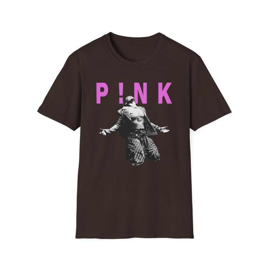 Pink Trustfall Praise Unisex Softstyle T-shirt