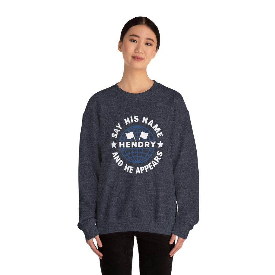 Say His Name Joe Hendry Unisex Heavy Blend™ Crewneck Sweatshirt