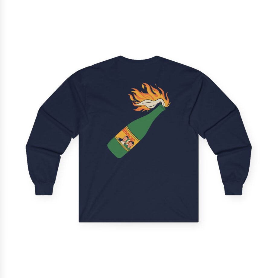 Kneecap Flaming Buckfast Unisex Ultra Cotton Long Sleeve Tee