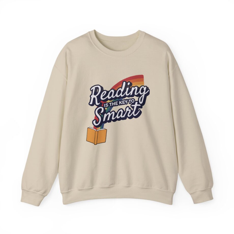 Nate Bargatze Reading is the Key to Smart Unisex Heavy Blend™ Crewneck Sweatshirt