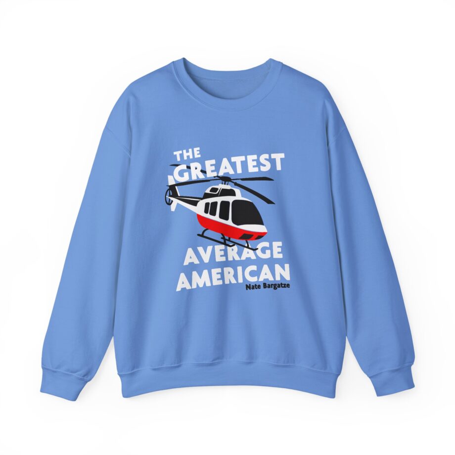 The Greatest Average American Nate Bargatze Unisex Heavy Blend™ Crewneck Sweatshirt