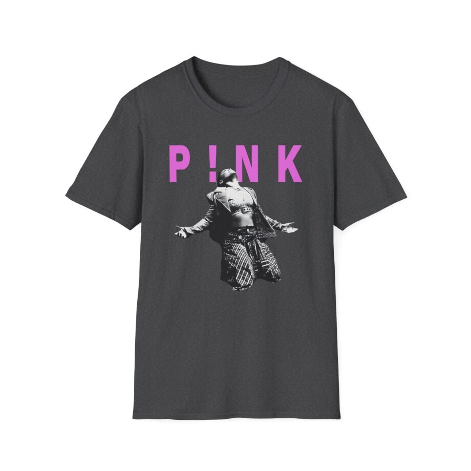 Pink Trustfall Praise Unisex Softstyle T-shirt