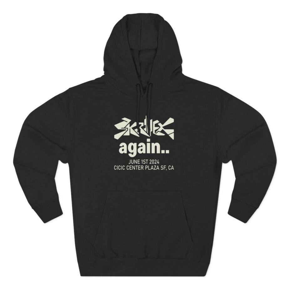 Skrillex Fred Again Civic Center Three-Panel Fleece Hoodie