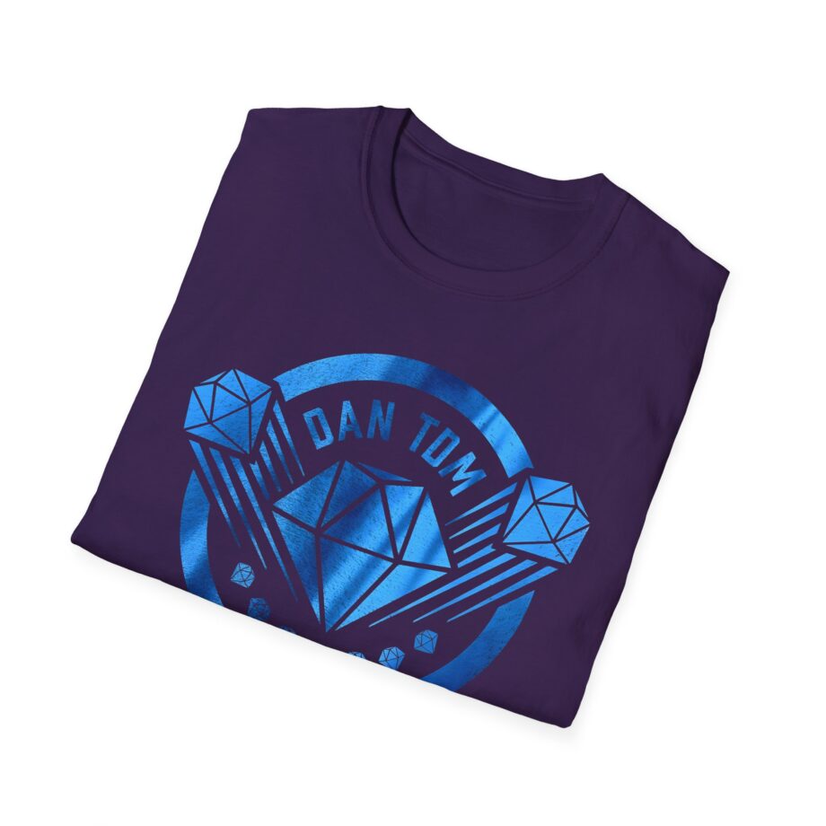 Dantdm Blue Foil Unisex Softstyle T-shirt
