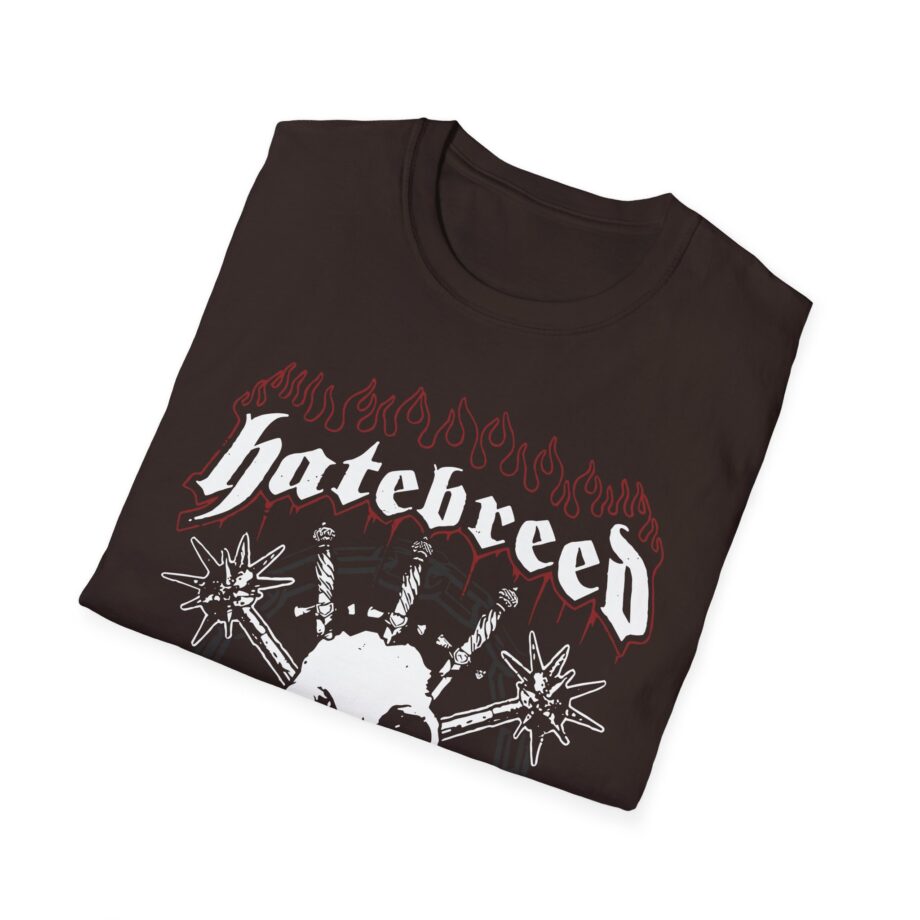 Hatebreed Flames & Skull Logo Unisex Softstyle T-Shirt