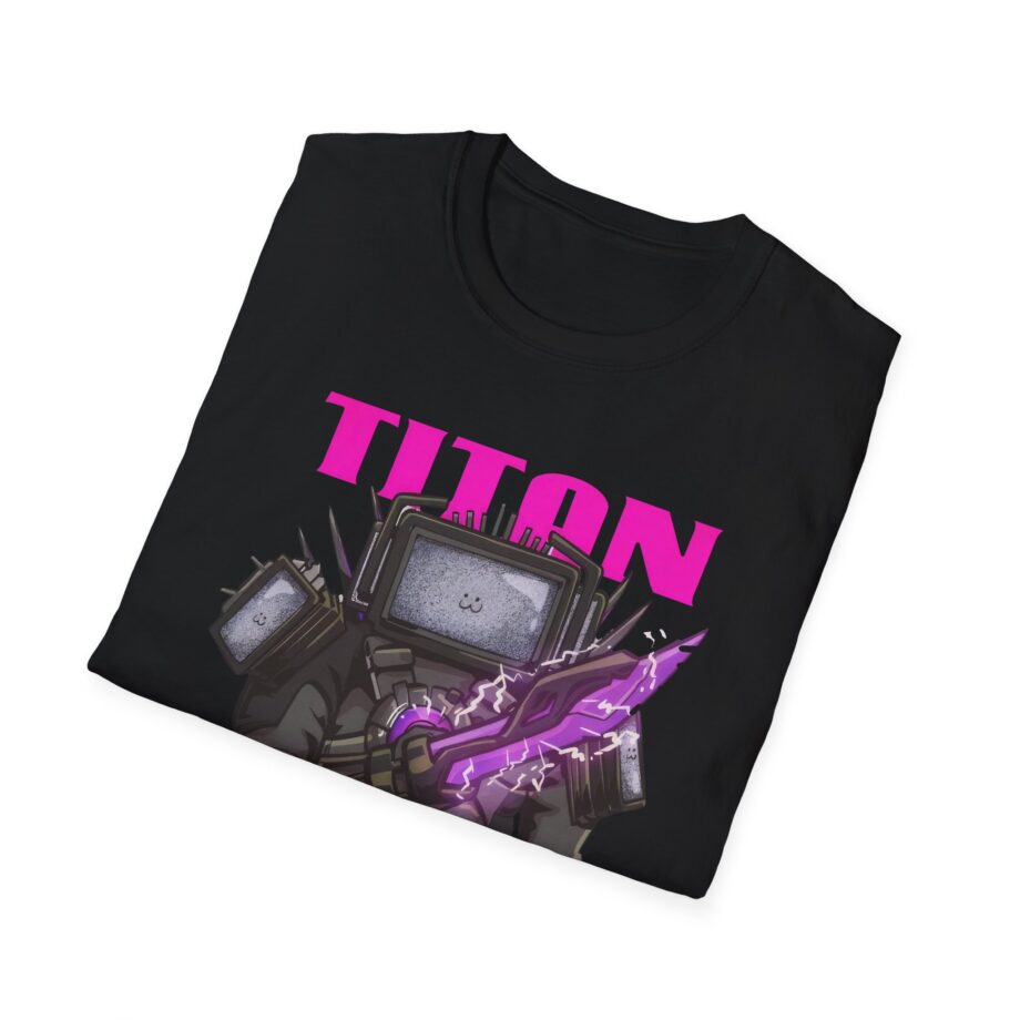 Dafuqboom Titan Tv Man Zap Unisex Softstyle T-Shirt