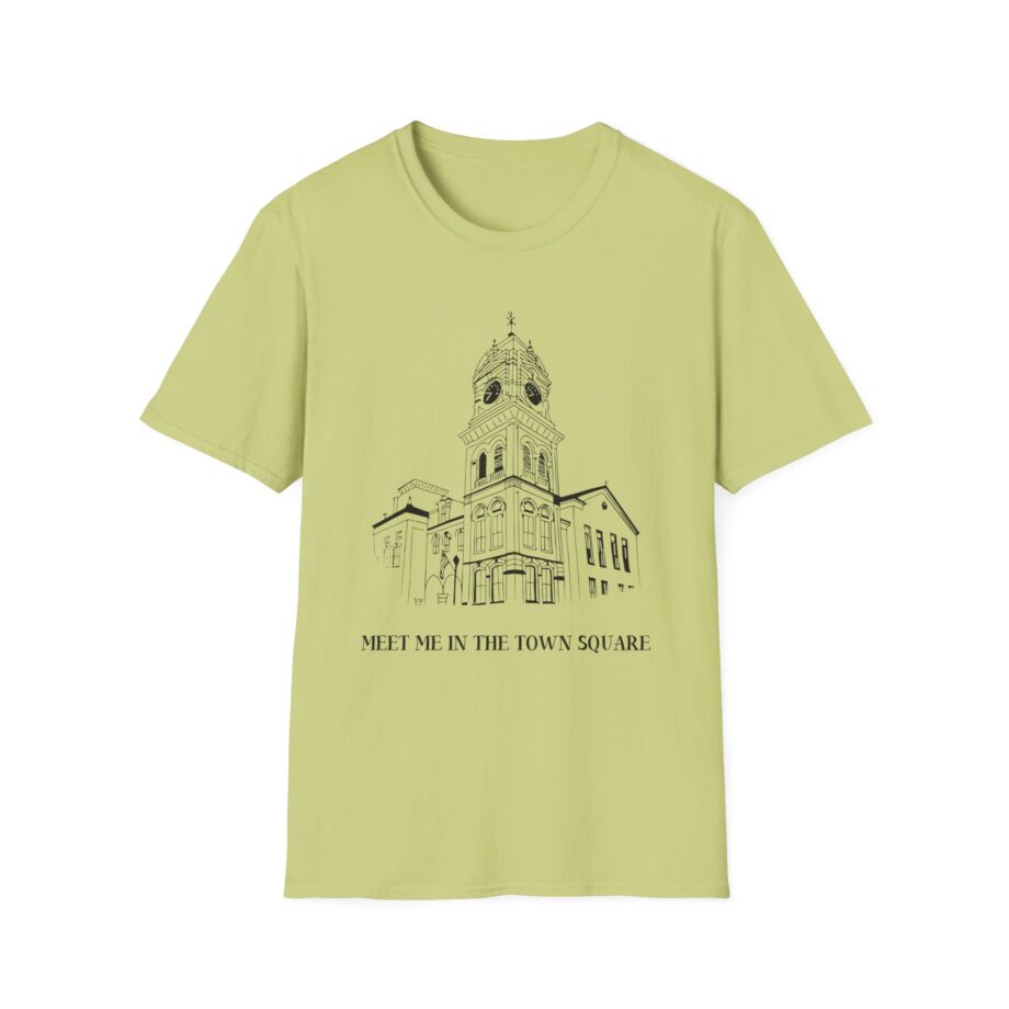 Nina Dobrev Eet Me in the Town Square  Unisex Softstyle T-Shirt