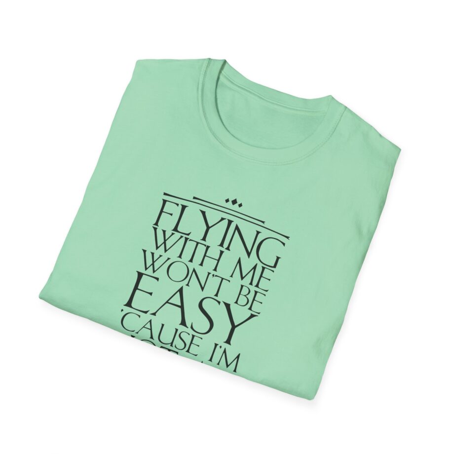 Halestorm Flying With Me Won't Be Easy 'cause I'm Not an Angel Unisex Softstyle T-Shirt