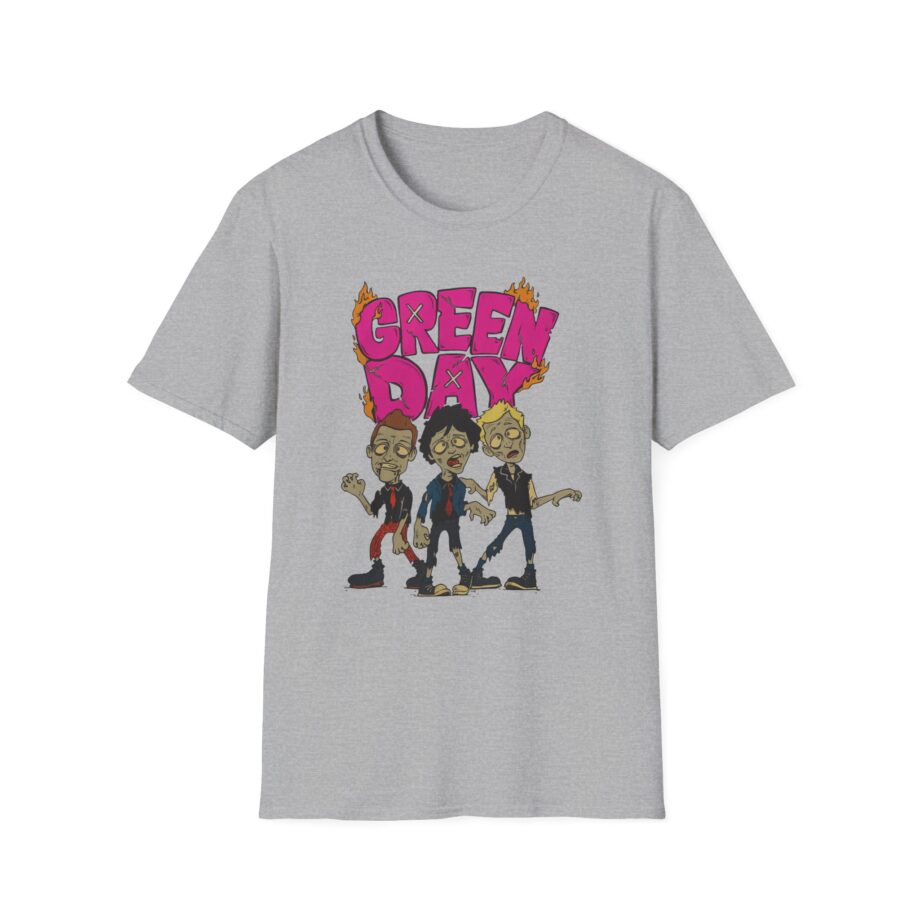 Green Day Walking Green Day Zombie Unisex Softstyle T-shirt