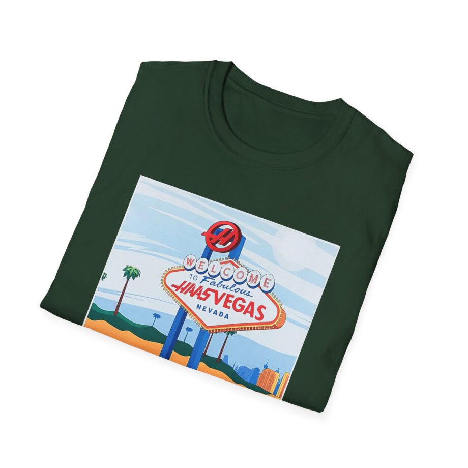 Haas F1 Las vegas Gp Unisex Softstyle T-Shirt