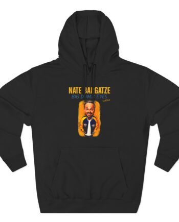 Nate Bargatze Big Dumb Eyes Tour Three-Panel Fleece Hoodie