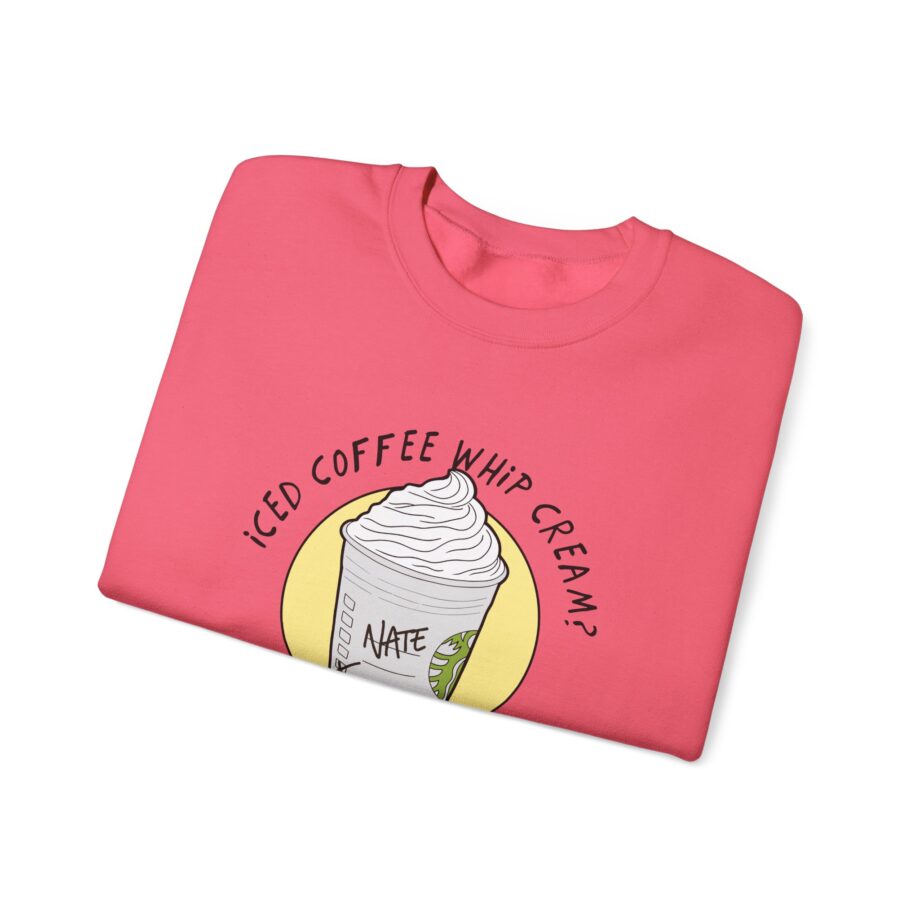 Nate Bargatze - Iced Coffee Whip Cream? Unisex Heavy Blend™ Crewneck Sweatshirt