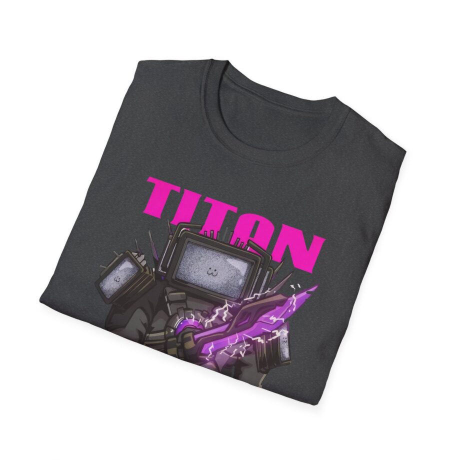 Dafuqboom Titan Tv Man Zap Unisex Softstyle T-Shirt