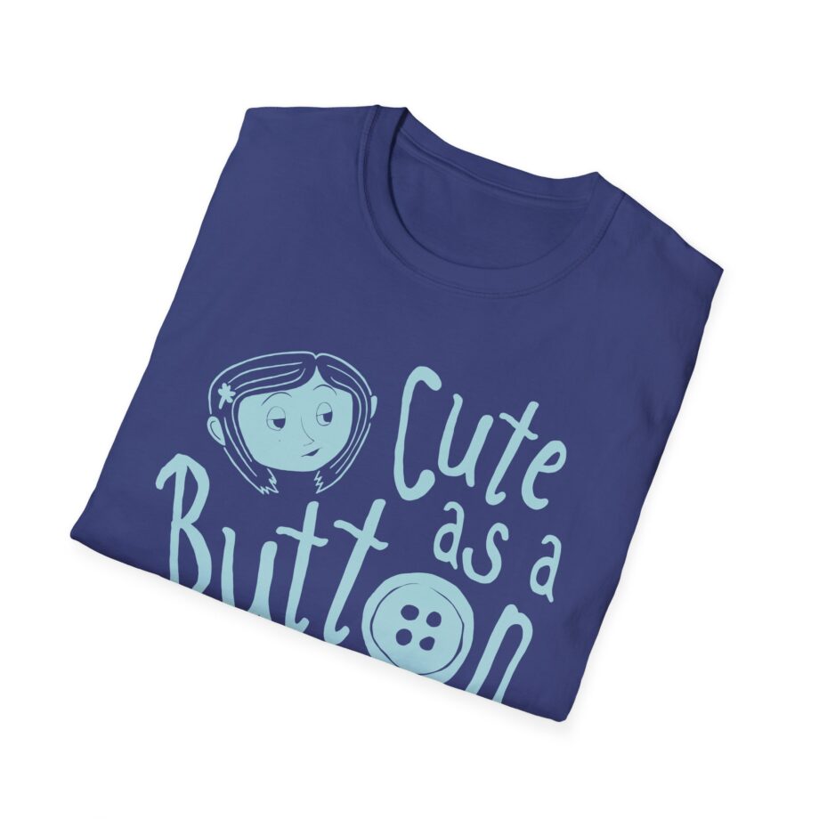 Coraline Cute Button Unisex Softstyle T-shirt
