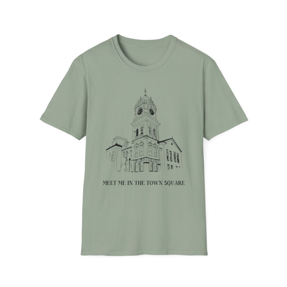 Nina Dobrev Eet Me in the Town Square  Unisex Softstyle T-Shirt