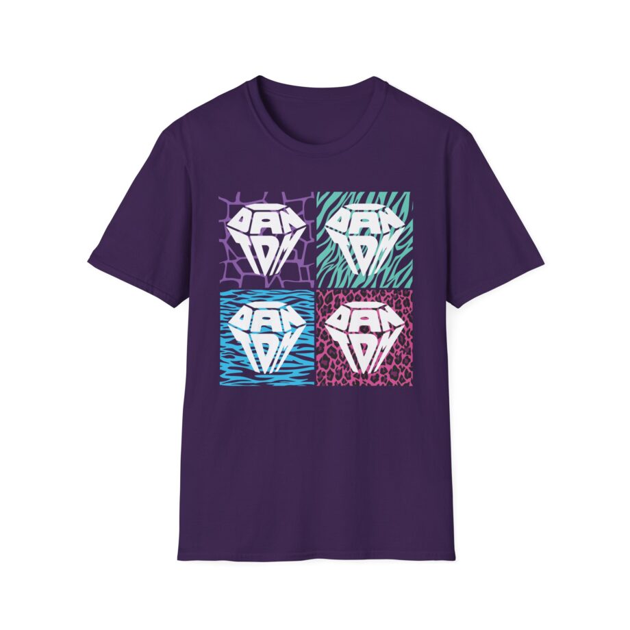 Dan Tdm Hair Metal Diamonds Unisex Softstyle T-shirt