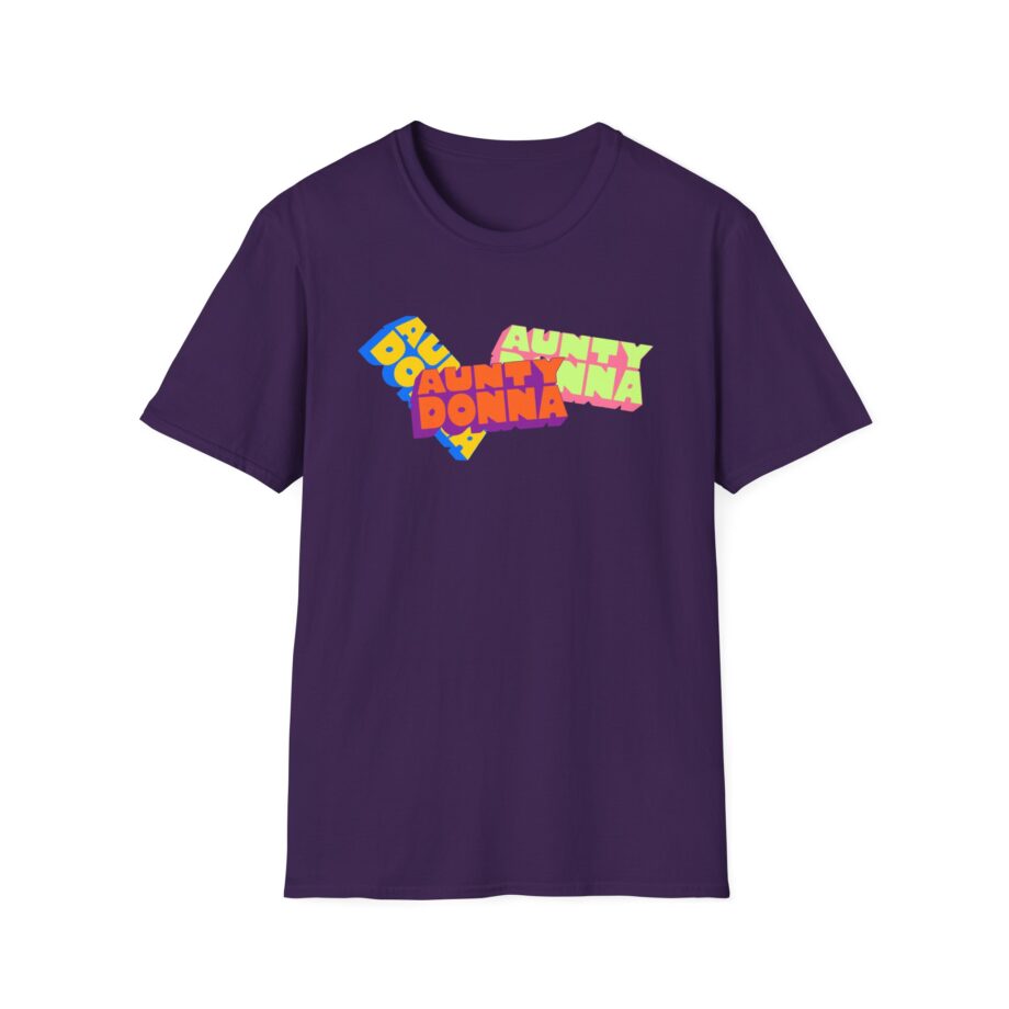 Aunty Donna Three Logo Unisex Softstyle T-shirt