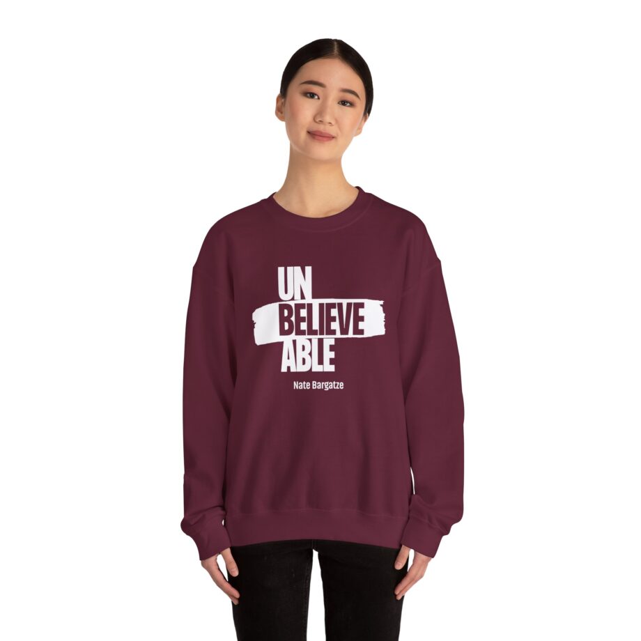 Nate Bargatze Unbelievable Unisex Heavy Blend™ Crewneck Sweatshirt