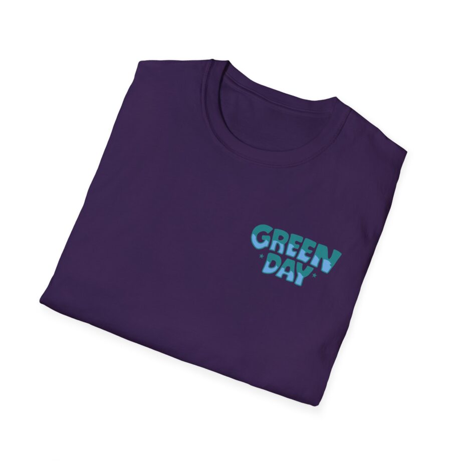 Green Day Blue Skull Unisex Softstyle T-shirt