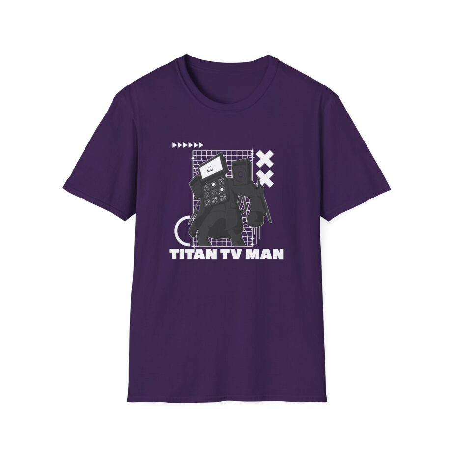 Dafuqboom Titan Tv Man Unisex Softstyle T-Shirt