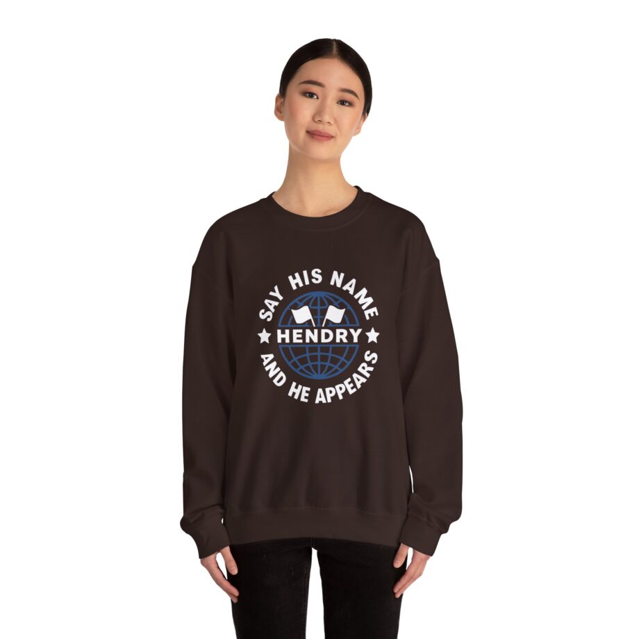 Say His Name Joe Hendry Unisex Heavy Blend™ Crewneck Sweatshirt