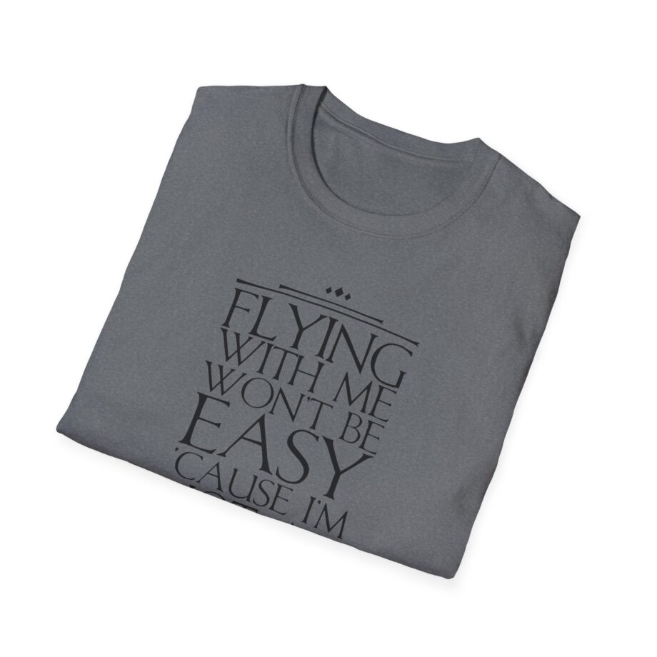 Halestorm Flying With Me Won't Be Easy 'cause I'm Not an Angel Unisex Softstyle T-Shirt