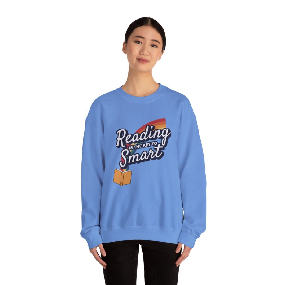 Nate Bargatze Reading is the Key to Smart Unisex Heavy Blend™ Crewneck Sweatshirt