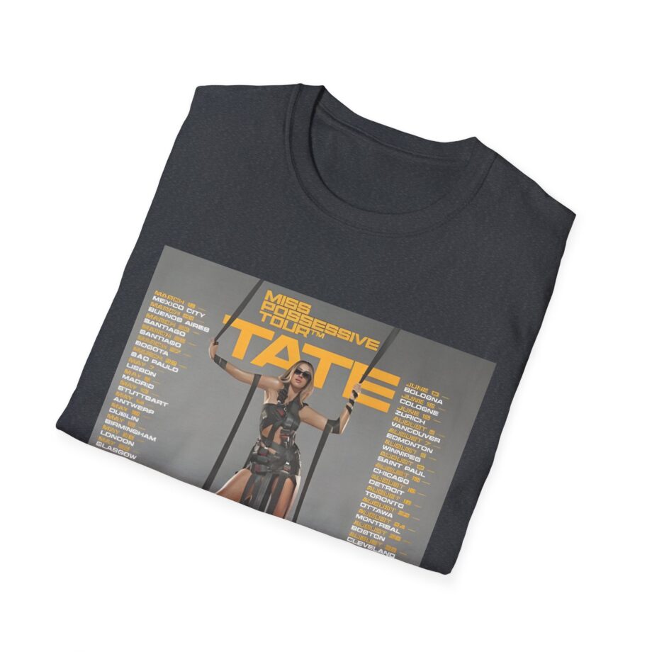 Tate Mcrae Miss Possessive Tour 2025 Unisex Softstyle T-Shirt