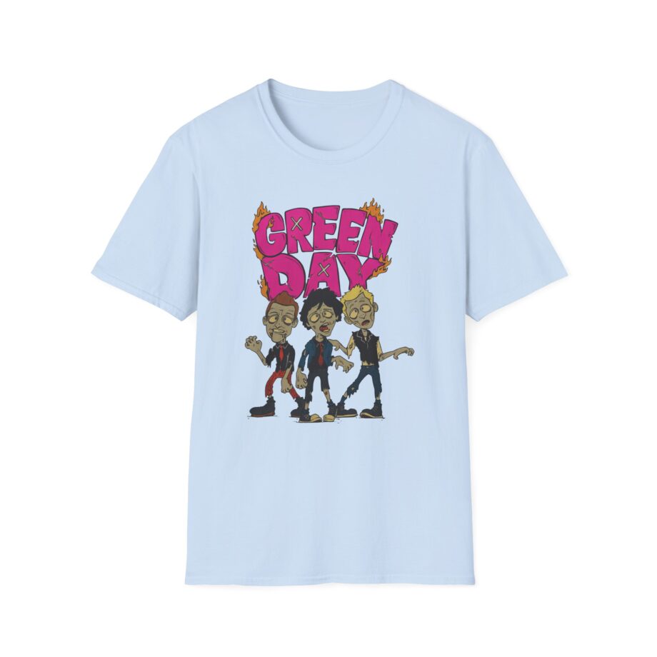 Green Day Walking Green Day Zombie Unisex Softstyle T-shirt