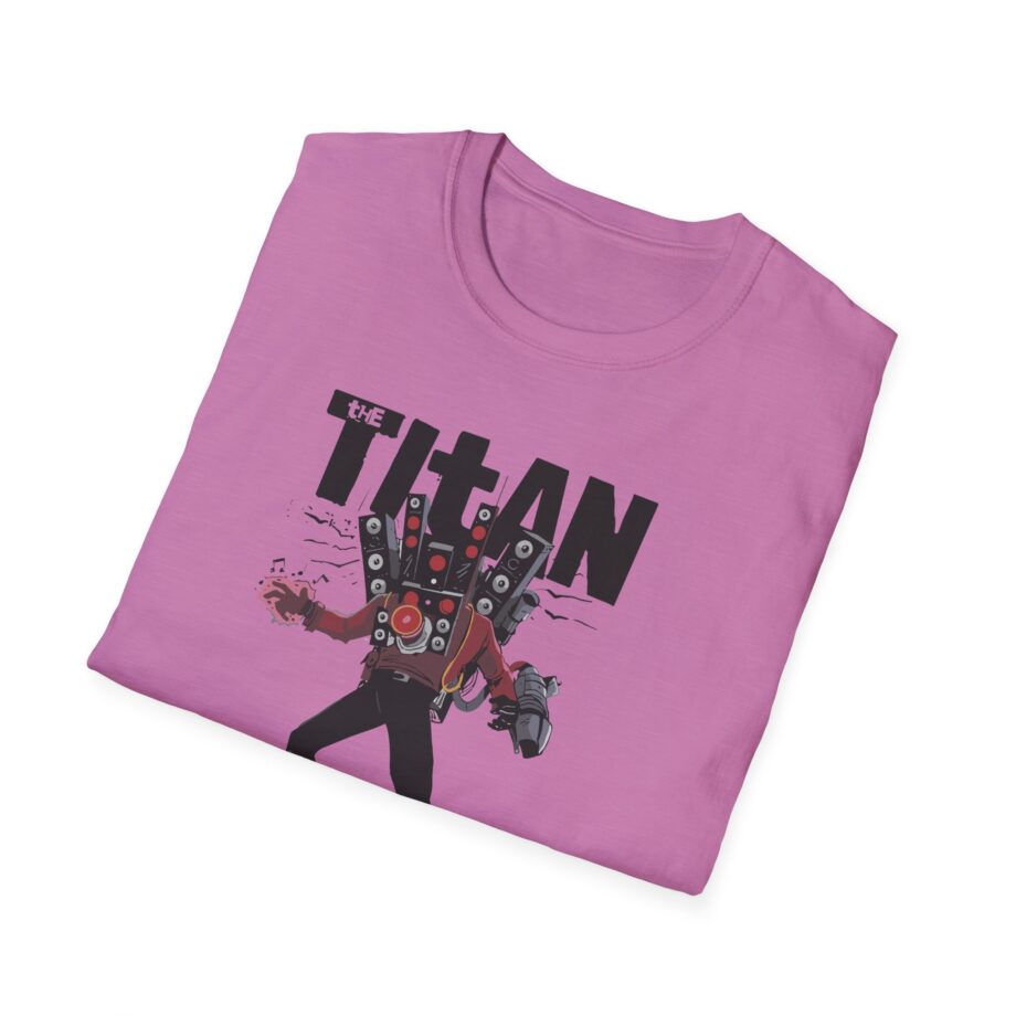 Dafuqboom Titan Speakerman High Voltage Unisex Softstyle T-Shirt