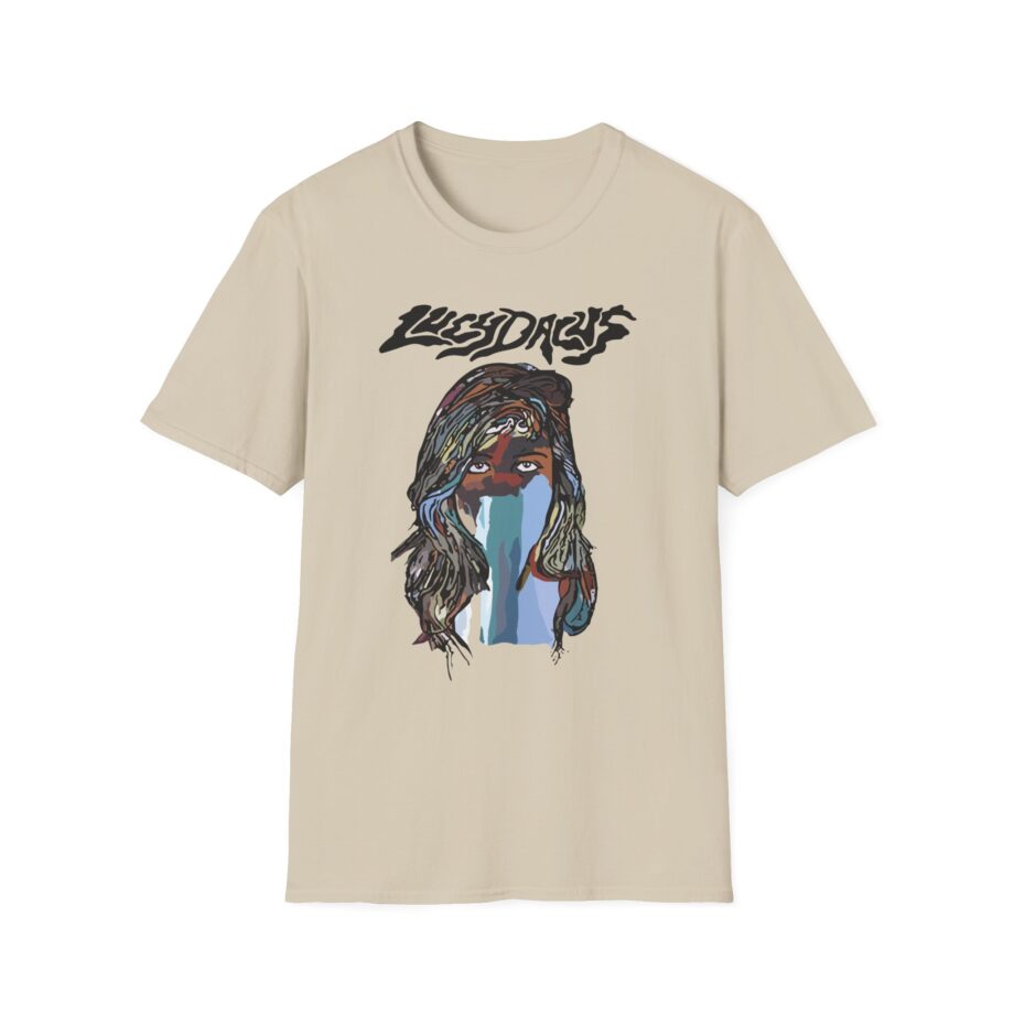 Lucy Dacus Portrait Baseball Raglan Unisex Softstyle T-Shirt