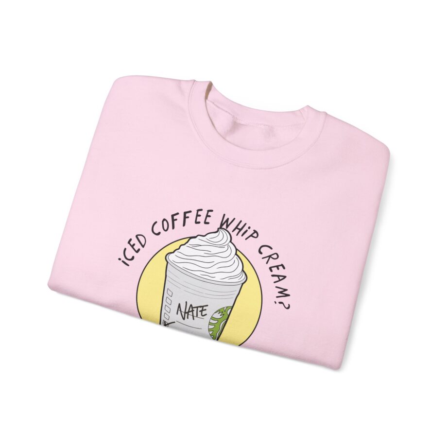 Nate Bargatze - Iced Coffee Whip Cream? Unisex Heavy Blend™ Crewneck Sweatshirt