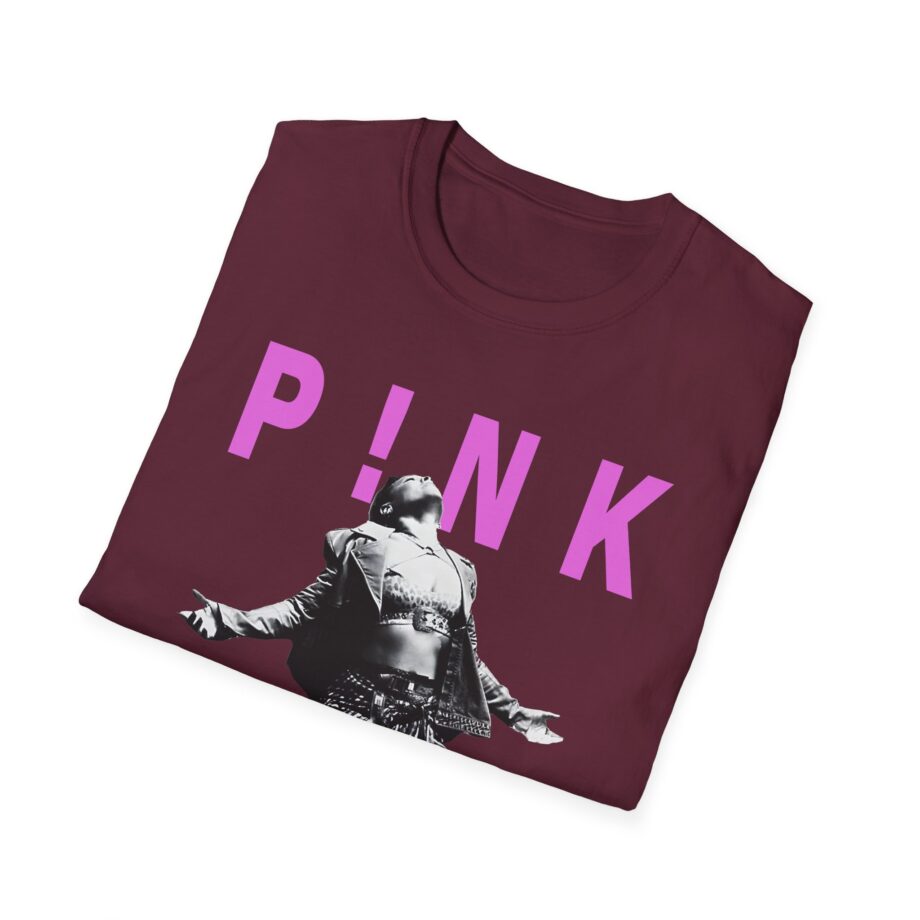 Pink Trustfall Praise Unisex Softstyle T-shirt