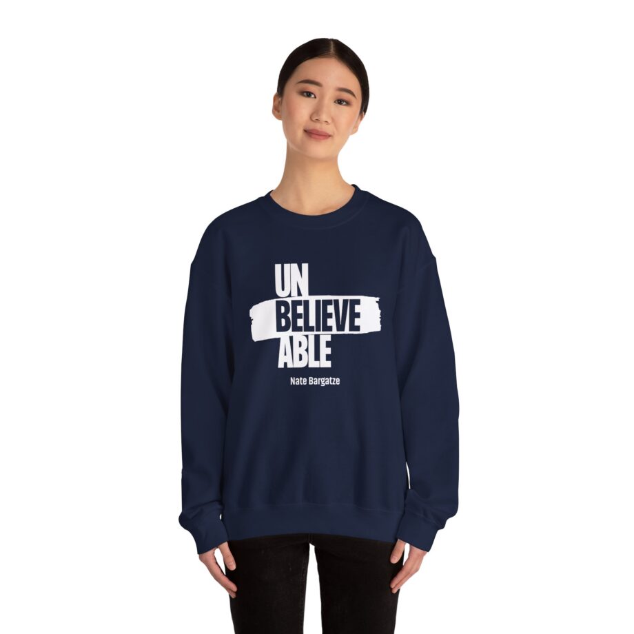 Nate Bargatze Unbelievable Unisex Heavy Blend™ Crewneck Sweatshirt