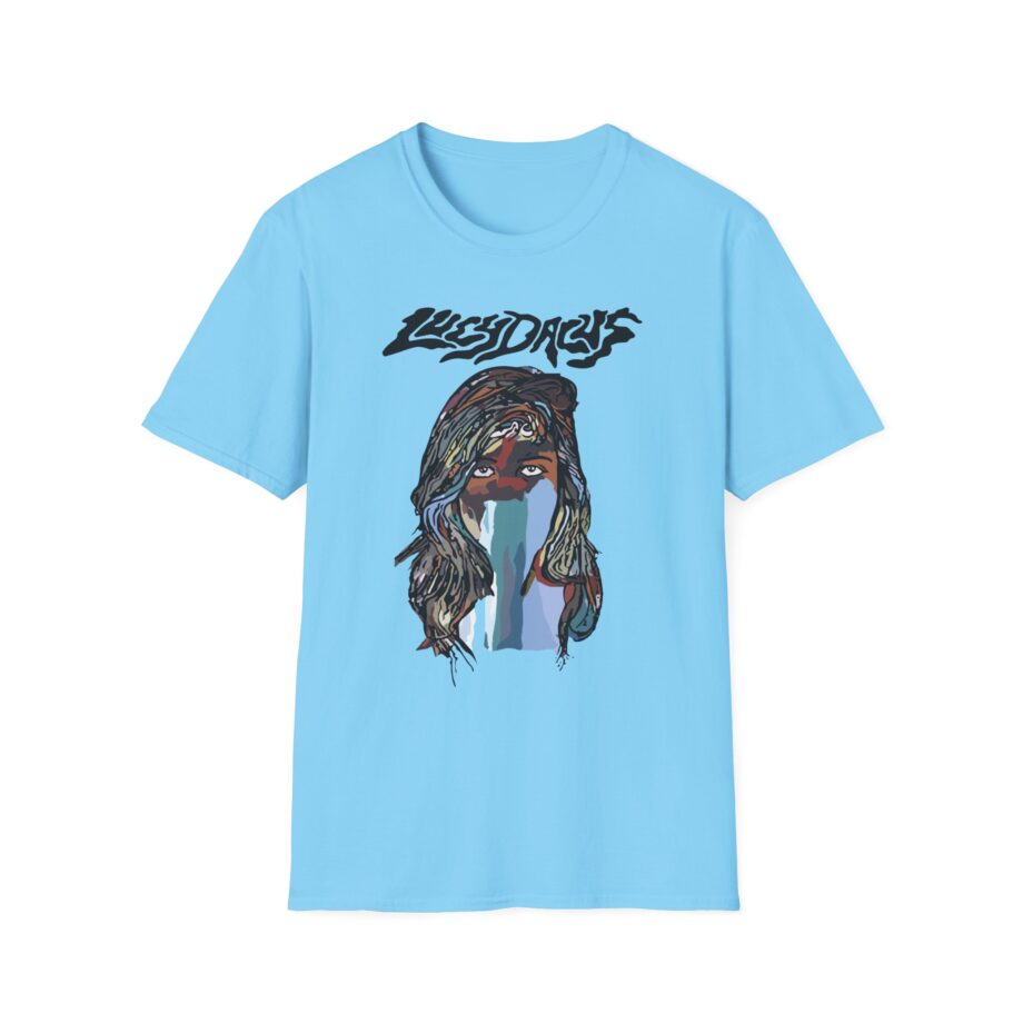 Lucy Dacus Portrait Baseball Raglan Unisex Softstyle T-Shirt