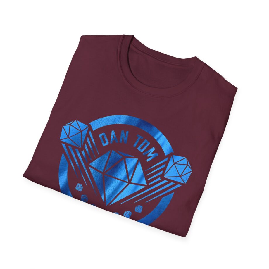 Dantdm Blue Foil Unisex Softstyle T-shirt