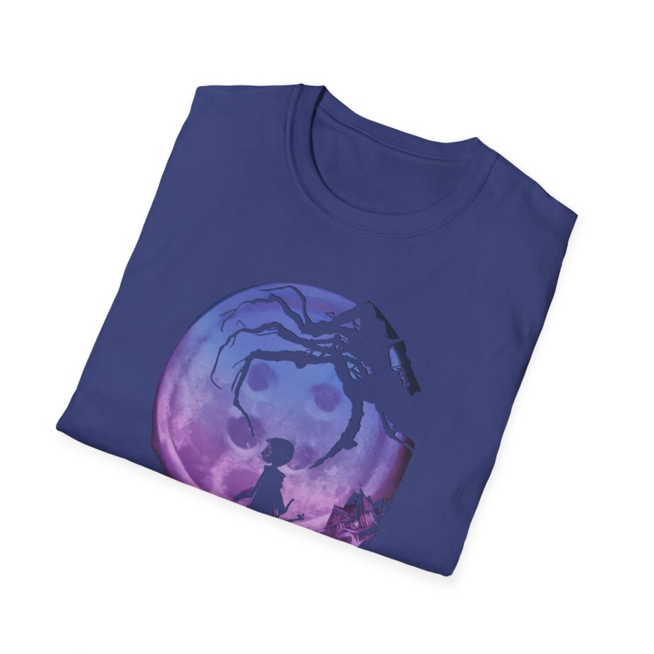 Coraline Button Moon Jumbo Print Unisex Softstyle T-shirt