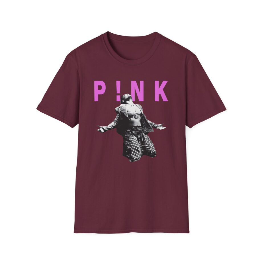 Pink Trustfall Praise Unisex Softstyle T-shirt