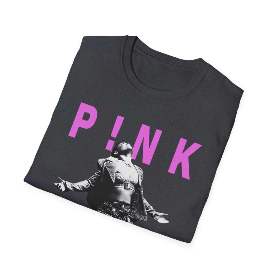 Pink Trustfall Praise Unisex Softstyle T-shirt